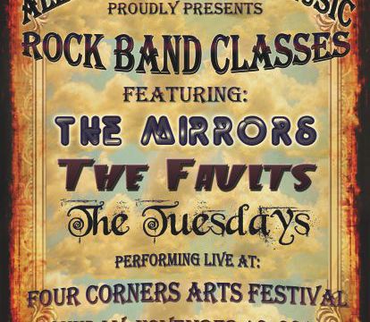 Rock Band Classes will perform at the Four Corners Arts Festival on November 16th!