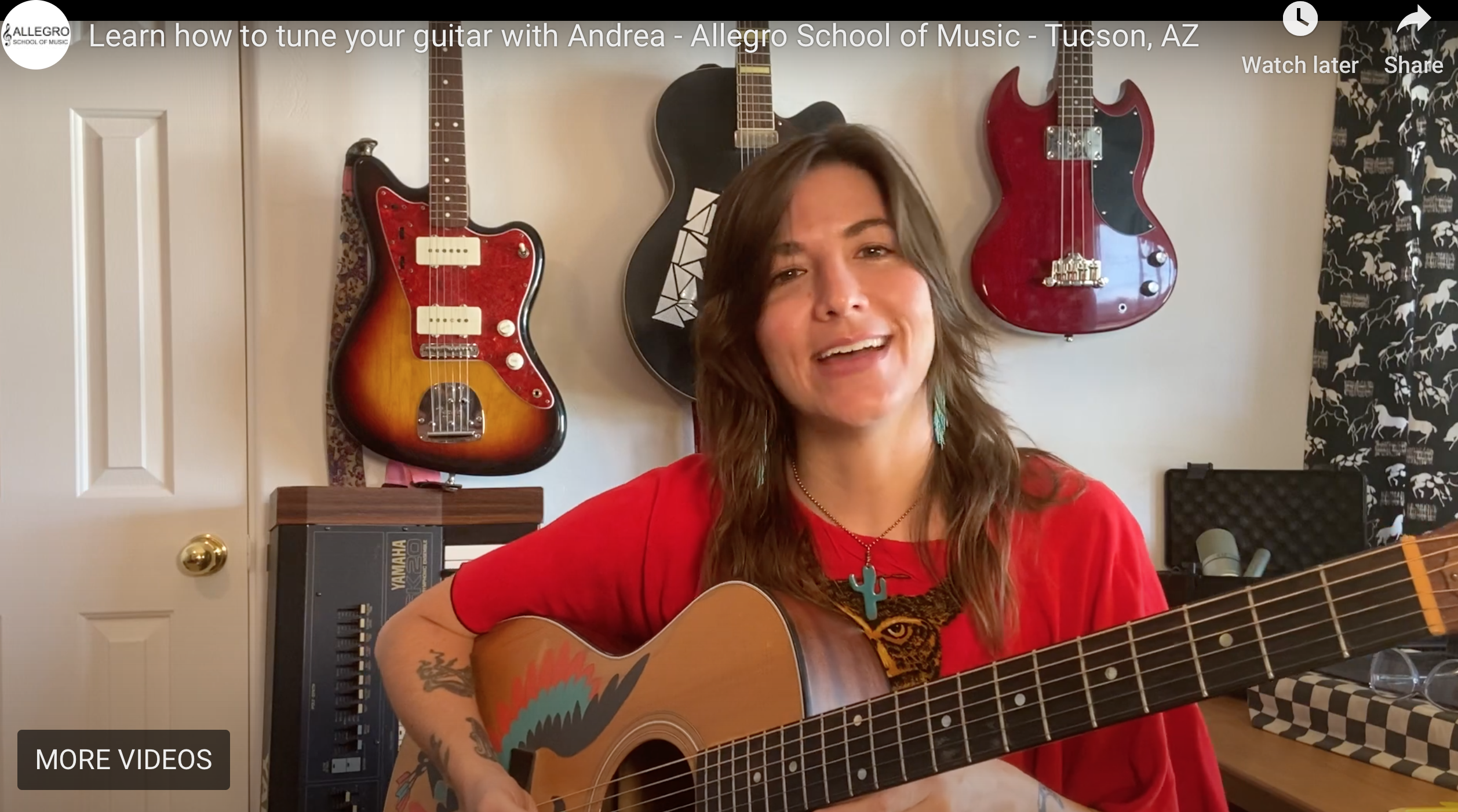 Guitar Basics with Andrea : Tuning